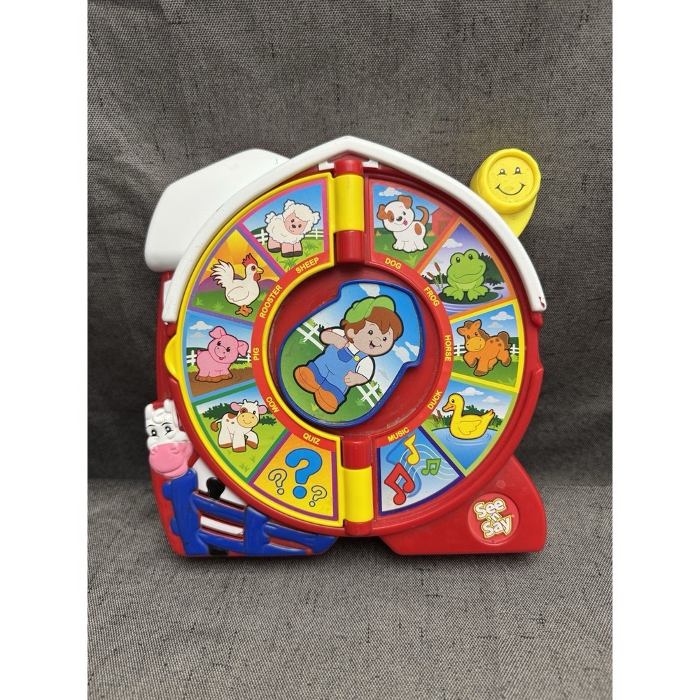 Fisher Price See 'n Say The Farmer Says, Learning Game Barn Animals 2003 Works